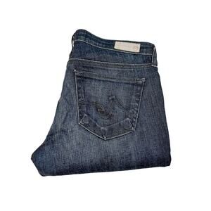 AG The Olivia Skinny Boot Cut Dark Wash Denim Jeans Size 27